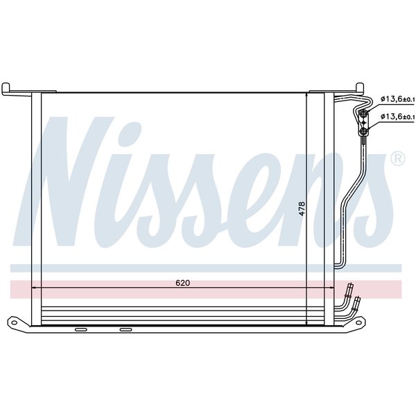 Nissen Nissens Condenser, 94380 94380